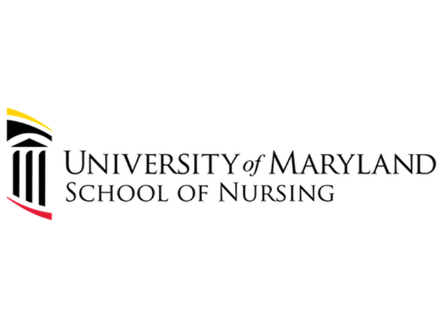 Logo that reads "University of Maryland School of Nursing"