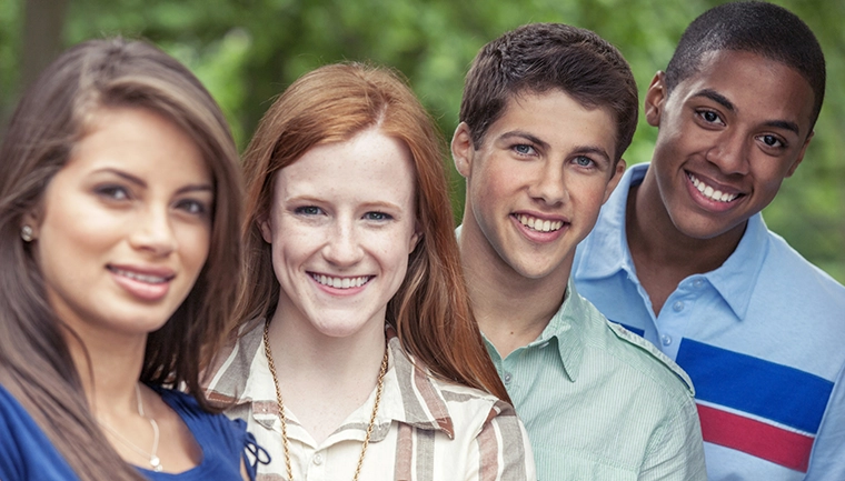 Group of Diverse Teens