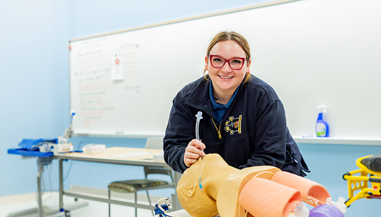 EMST Student sitting in classroom