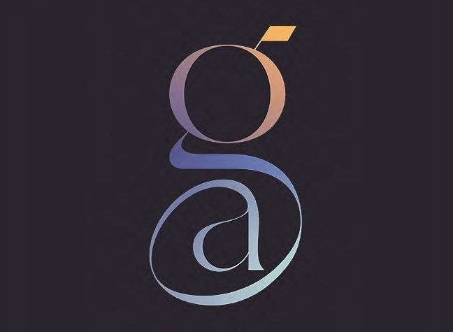 Galleries Logo "g" on black background