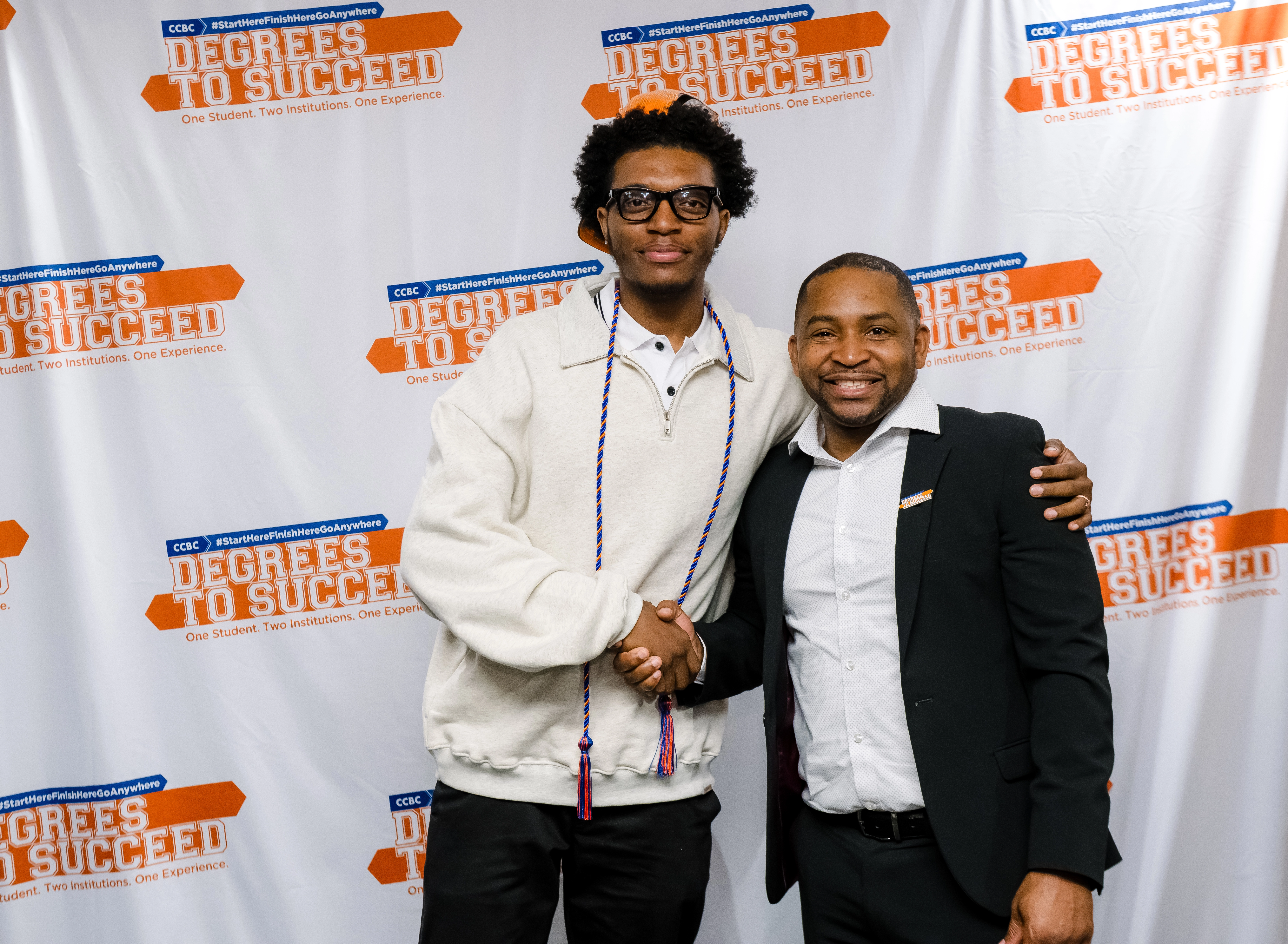 A degrees to succeed participant recently graduated from CCBC and is headed to Goucher college.