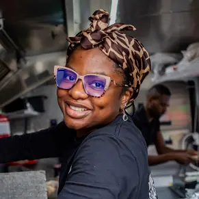 Mimah Thompson food truck operator